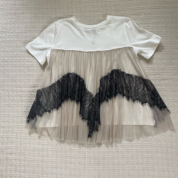 Zara Tops - Zara white lace top.